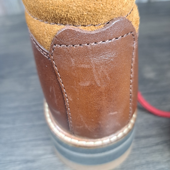 Clarks Orianna Alpine Tan Brown Warmlined Leather Women's Hiking Boots (READ) - Picture 6 of 16